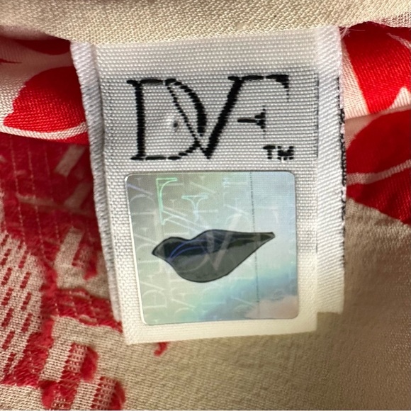 Diane Von Furstenberg Womens Size 2 Blouse Silk Cowl Neck Asymmetrical - Picture 11 of 16